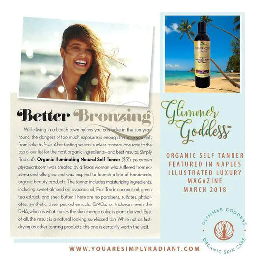 Golden Goddess Sunless Tanning Lotion™ | Natural, Organic, Vegan Self Tanner for Radiant Glow