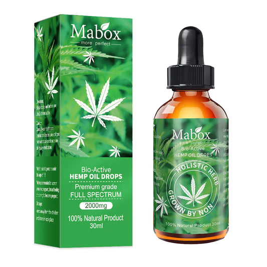 Organic Hemp Oil 2000mg | Stress Relief, Sleep Support & Skin Rejuvenation Drops